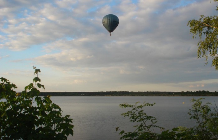 Ballonfahrt über dem Senftenberger See